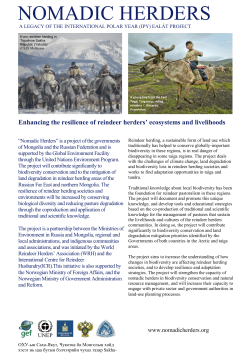 nomadic herders - Reindeer Herding