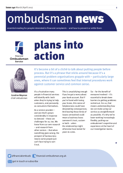 ombudsman news - Financial Ombudsman