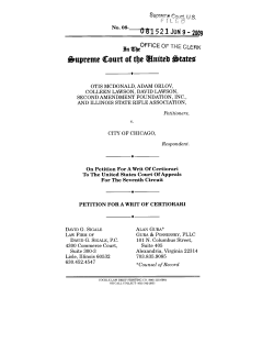 Petition for certiorari