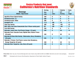 Costco Healthy Beverage List