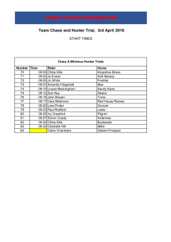 Times - Team Chasing