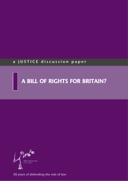 Bill of Rights - Interim