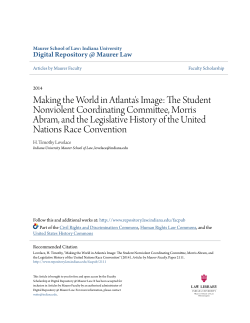 Making the World in Atlanta`s Image