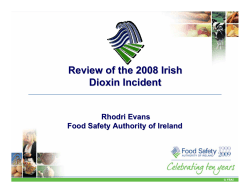 dioxin - The Food Safety Authority of Ireland