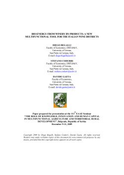 Bio-energy from winery waste products