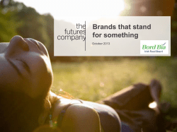 Brands that stand for something