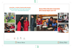 Horace Mann Educators Corporation 2015 Annual Report and 10-K