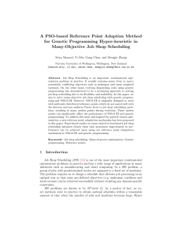 A PSO-based Reference Point Adaption Method for Genetic