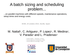 A batch sizing and scheduling problem... - LAAS-CNRS
