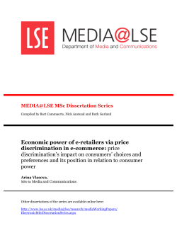Economic power of e-retailers via price discrimination in e