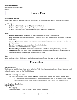 Financial Institutions