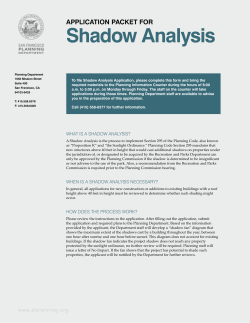 Sunlight Ordinance - San Francisco Planning Department