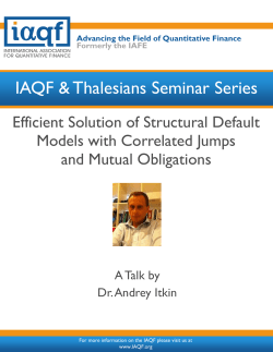 Efficient solution of structural default models with correlated