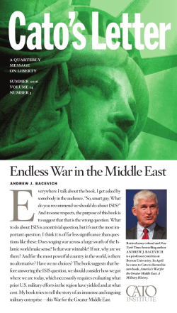 Endless War in the Middle East