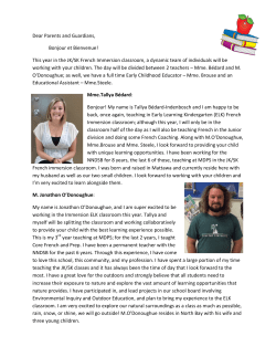 This year in the JK/SK - Near North District School Board