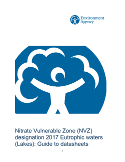 Guide to the 2017 NVZ Eutrophic Lake data sheets