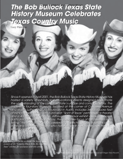 Bob Bullock Texas State History Museum Celebrates Texas Country