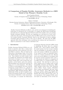 A Comparison of Popular Fertility Awareness Methods to a DBN