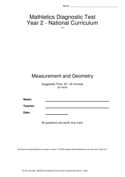Measurement and Geometry Questions