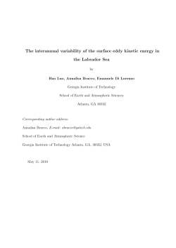 The interannual variability of the surface eddy kinetic energy in the