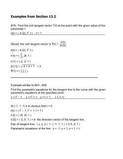 Examples from Section 13.2