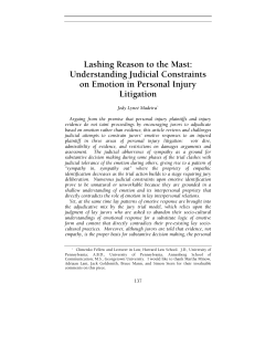 Lashing Reason to the Mast: Understanding