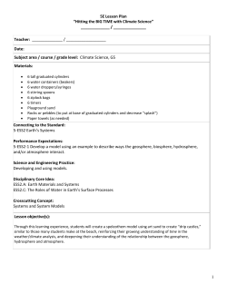 5E Lesson Plan