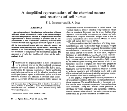 Simplified Representation of the Chemical Nature and Reactions of