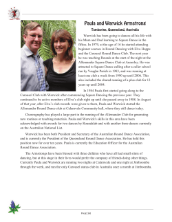 Paula and Warwick Armstrong