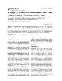 IR analysis of borate glasses containing three alkali oxides