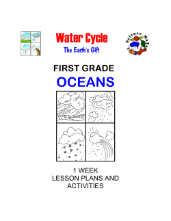 FIRST GRADE OCEANS - Math/Science Nucleus