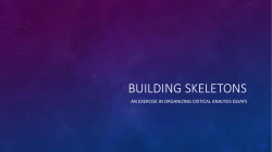building skeletons