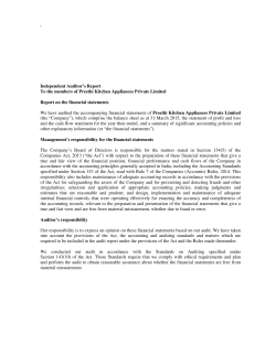 Preethi Kitchen Appliances Private Limited