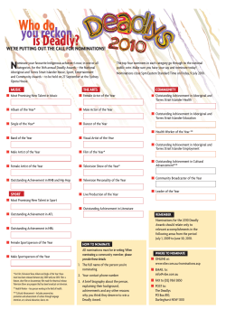 Who do you reckon is Deadly?