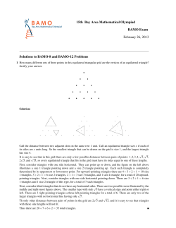 2013 - Problems and Solutions