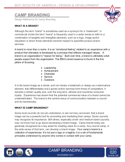 camp branding - Boy Scouts of America