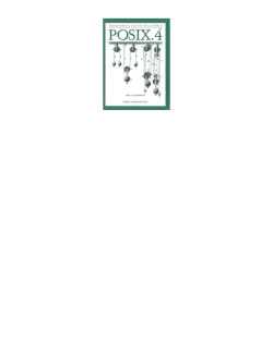 POSIX.4: Programming for the Real World