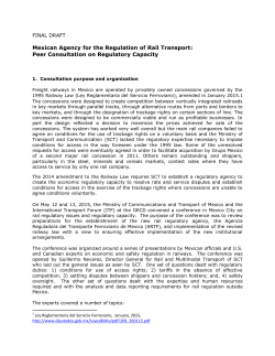 Mexican Agency for the Regulation of Rail Transport