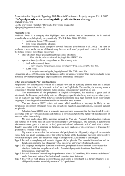 `Do`-periphrasis as a cross-linguistic predicate focus strategy