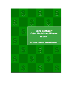 Taking the Mystery Out of Illinois School Finance