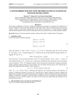 a ninth-order newton-type method to solve systems of nonlinear
