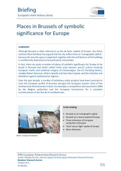 Briefing European Parliamentary Research Service