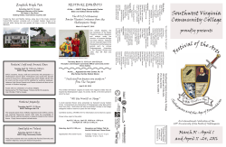SWCC Festival of the Arts Brochure opt