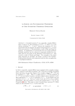 -Indices and Factorization Properties of Odd Symmetric Fredholm
