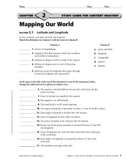 Mapping Our World