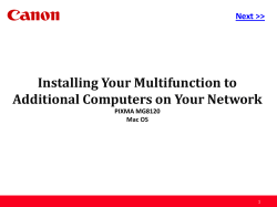 Installing Your Multifunction to Additional Computers on
