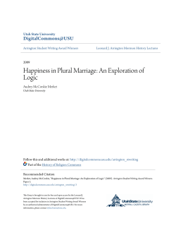 Happiness in Plural Marriage: An Exploration of Logic