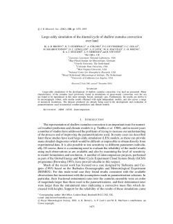 Large-eddy simulation of the diurnal cycle of shallow cumulus