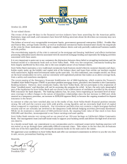 Oct08 Letter.FDIC Insurance.indd