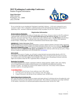 2015 Washington Leadership Conference
